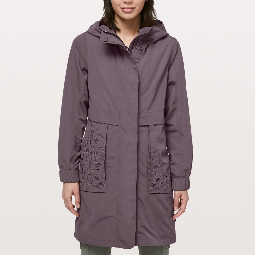 Lululemon Graced with Lace Trench Coat